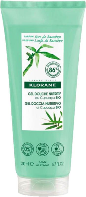 Klorane Gel douche au jus de bambou 200ml