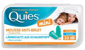 Quies antibruit en mousse MINI 6 pièces Quies antibruit en mousse MINI 6 pièces