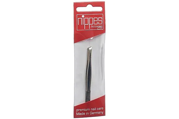Pincette Nippes 8cm oblique nickelée Pincette Nippes 8cm oblique nickelée