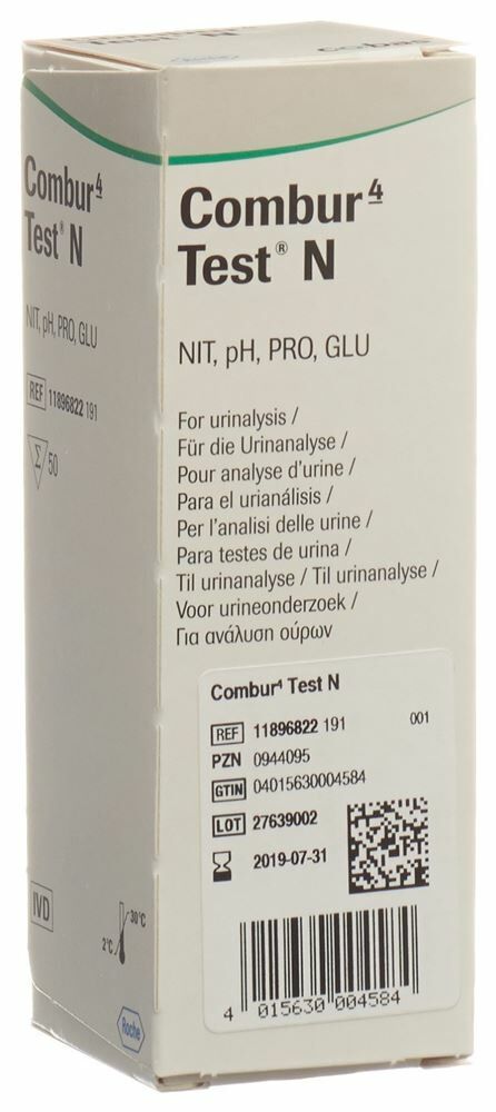 Bandelettes Combur 4 Test N 50 pièces