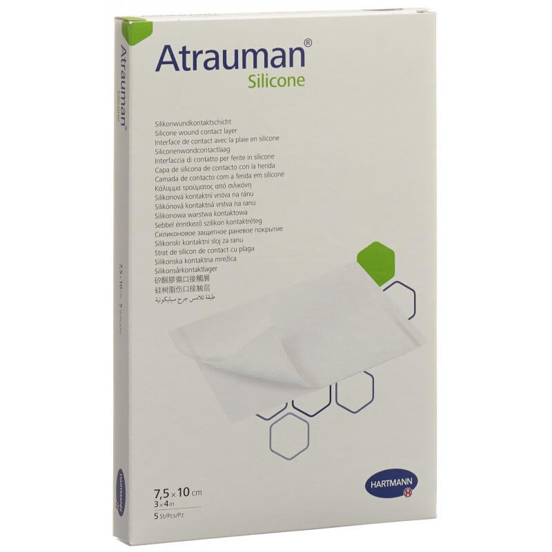 Atrauman Silicone 7.5x10cm stérile 5 pièces