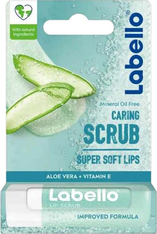 LABELLO Caring Lip Scrub Stick à l'aloe vera 4.8g