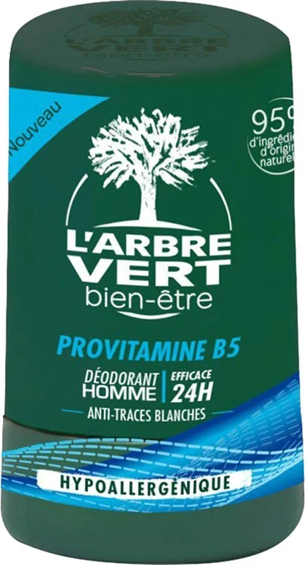L'ARBRE VERT ?ko Déodorant à bille Homme Vit B5 FR 50 ml