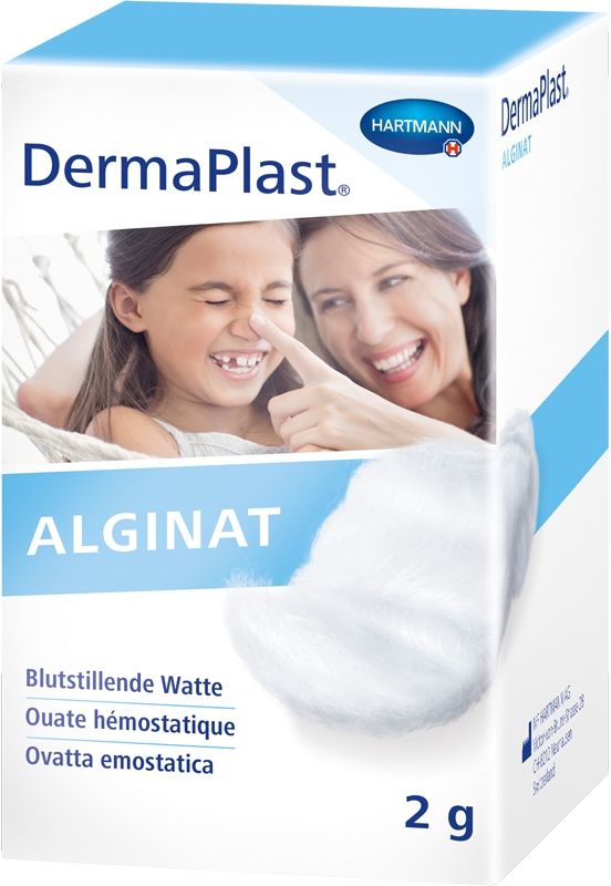 DermaPlast® Alginate Coton hémostatique verre 2g DermaPlast® Alginate Coton hémostatique verre 2g