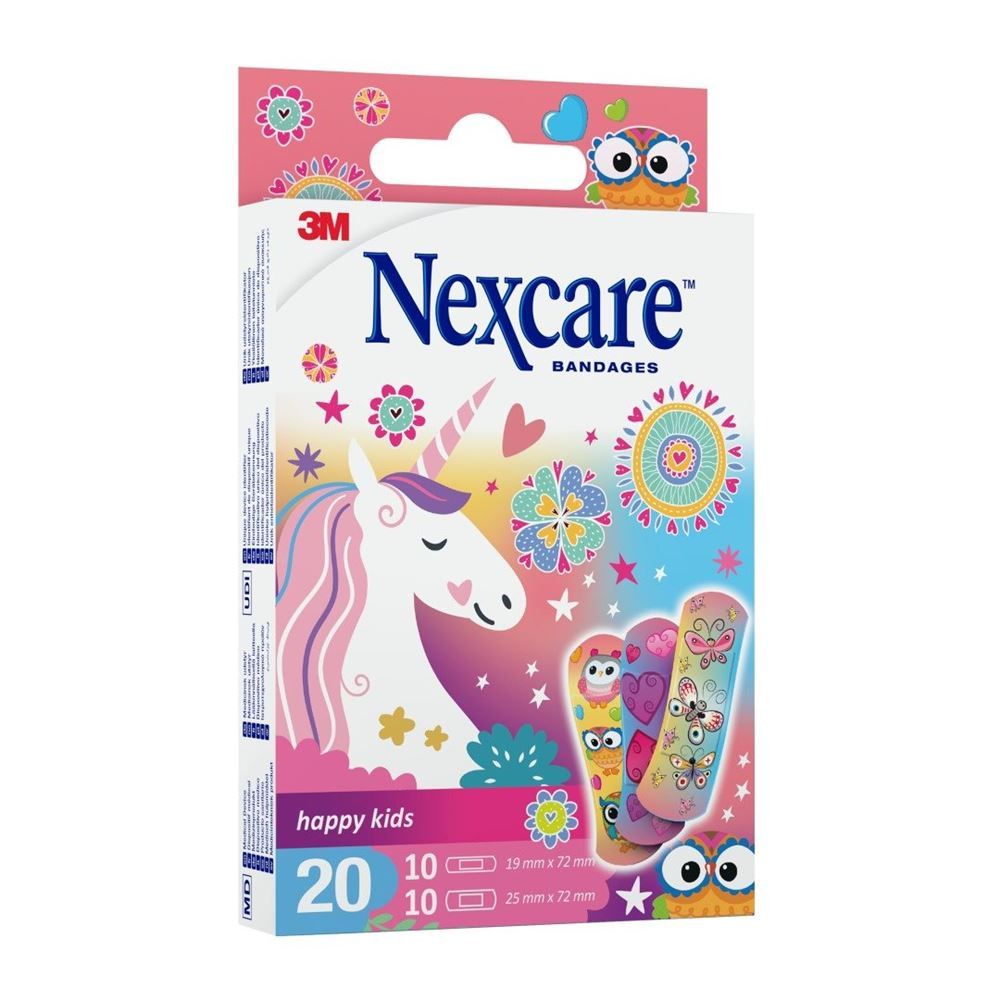 3M Nexcare Pansements Enfants Happy Kids Magic 20 pièces 3M Nexcare Pansements Enfants Happy Kids Magic 20 pièces