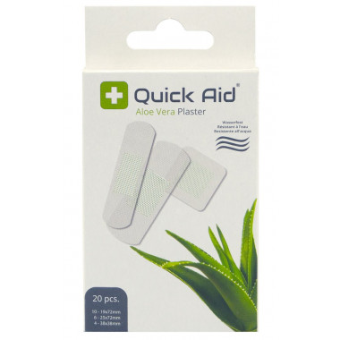 Pansement Quick Aid Aloe Vera 20 pièces