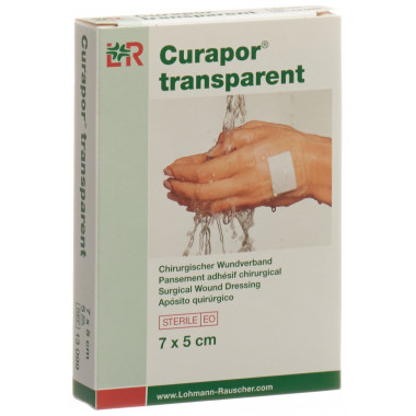 Pansement Curapor 7x5cm transparent 5pcs Pansement Curapor 7x5cm transparent 5pcs