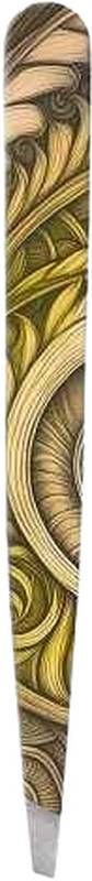 HAUSMANN Pincette oblique Spirale jaune HAUSMANN Pincette oblique Spirale jaune