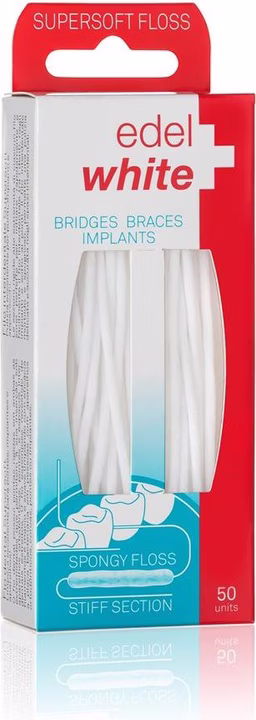 EDEL+WHITE Supersoft Floss 50m
