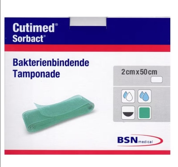 Cutimed Sorbact Ribbon 2x50cm 20 pièces