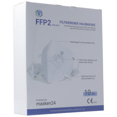 Masques Hyg. STM Masques de protection respiratoire FFP2 sans valve 10 pièces