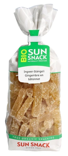 BIO SUN SNACK Gingembre confit bio 200g
