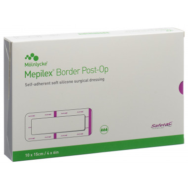 Mepilex Border Post OP 10x15cm 10 pièces