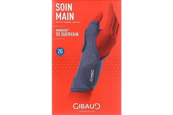 GIBAUD Manugib Tendinite de la main 1R 13.5-15.5cm droite GIBAUD Manugib Tendinite de la main 1R 13.5-15.5cm droite