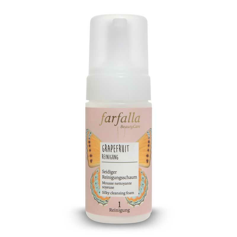 FARFALLA Mousse nettoyante au pamplemousse 120ml FARFALLA Mousse nettoyante au pamplemousse 120ml