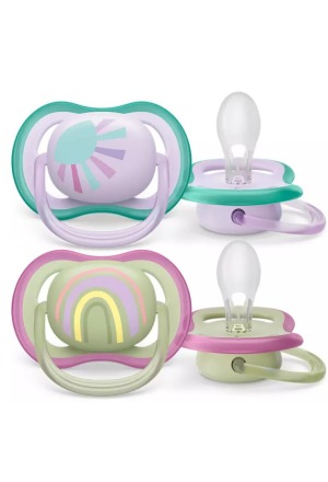 Philips AVENT Ultra Air 0-6M Son/Regenb Girl 2 pièces