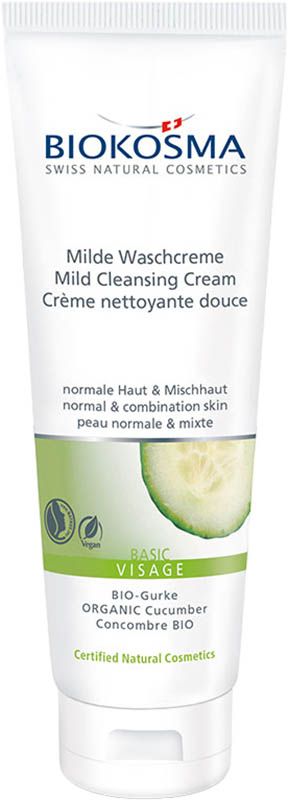 BIOKOSMA BASIC Visage Crème lavante douce 125ml