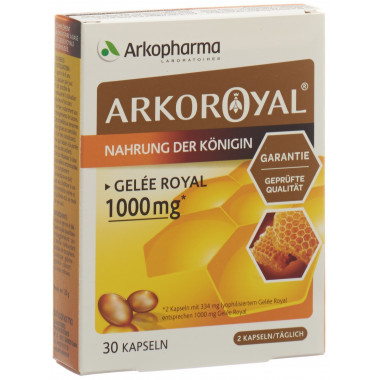 Arkoroyal® gélules 1000 mg 30 pièces Arkoroyal® gélules 1000 mg 30 pièces