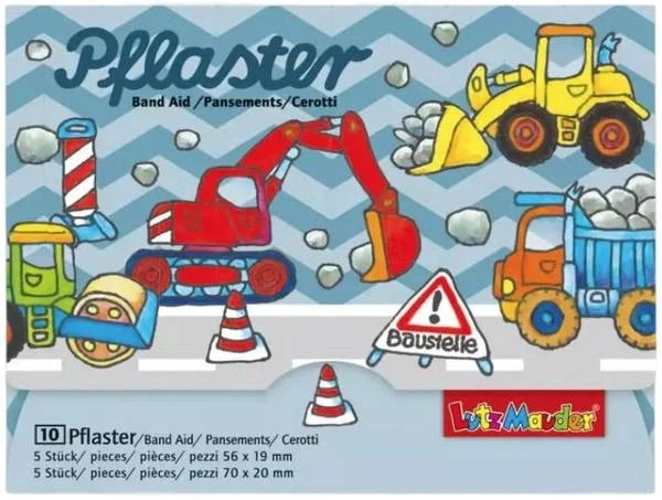Lutz Mauder Pansement enfant conducteur de chantier 10 pièces