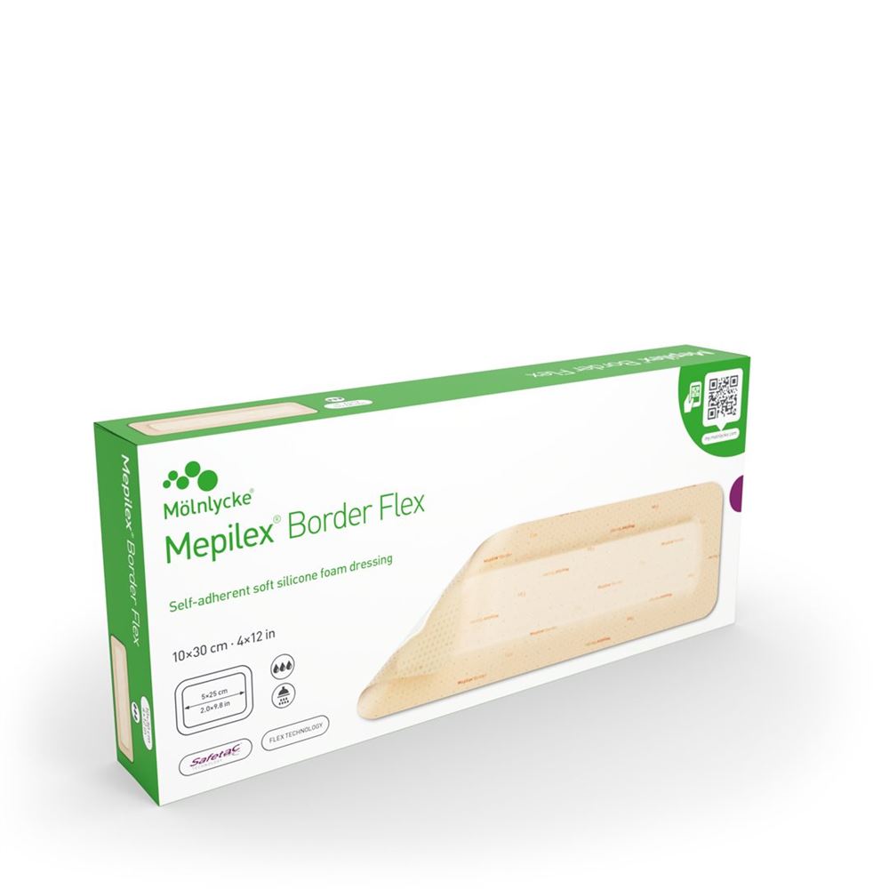Mepilex Border Flex 10x30cm 10 pièces