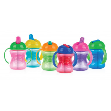 Nuby Gobelet 2-1 Free Flow 240ml tubes amovibles 9+