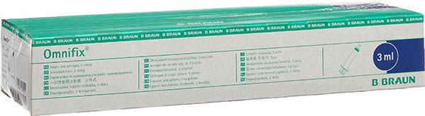 Seringue OMNIFIX 50ml Luer Lock sans latex 100 pièces