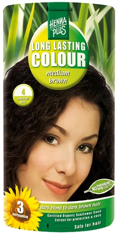 HENNA Plus Colour Long Lasting Medium Brown 4