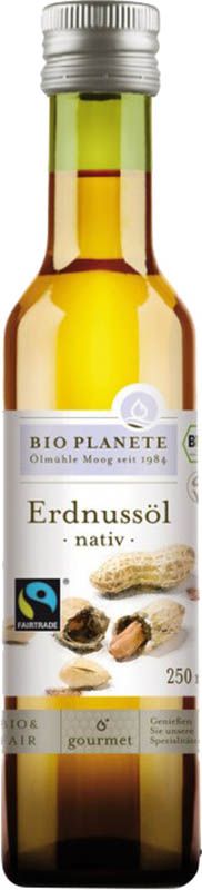 Huile d'arachide vierge Bio Planète Fl 250ml