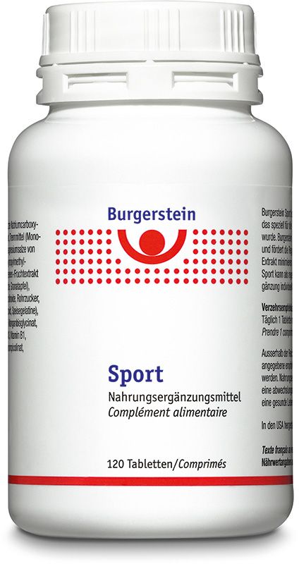 Comprimés BURGERSTEIN Sport 120 pièces Comprimés BURGERSTEIN Sport 120 pièces