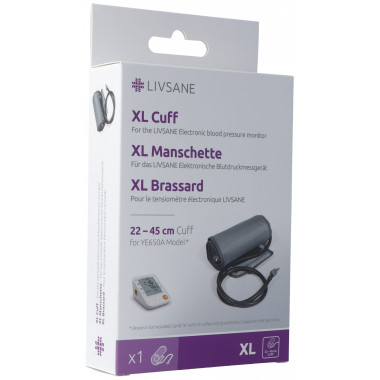 Livsane Brassard XL 22-45cm pour tensiomètre YE650A Livsane Brassard XL 22-45cm pour tensiomètre YE650A