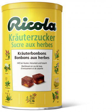 Ricola Sucre aux herbes Bonbons aux herbes Ds 400g Ricola Sucre aux herbes Bonbons aux herbes Ds 400g
