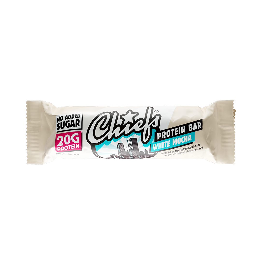 CHIEFS Protein Bar White Mocha 12 x 55 g