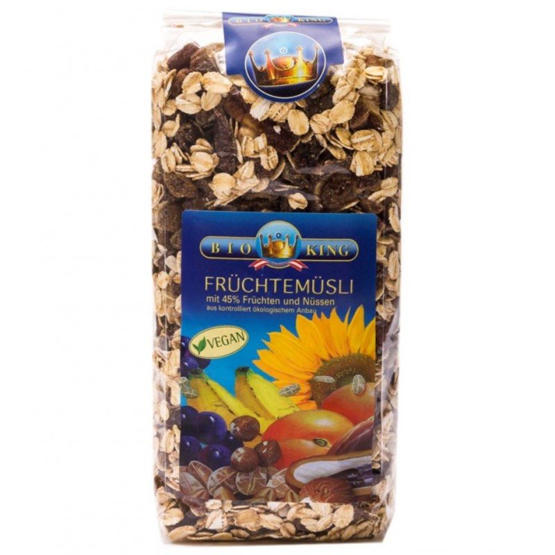 BioKing Muesli aux fruits 500g BioKing Muesli aux fruits 500g