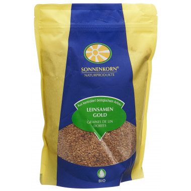 Sonnenkorn Graines de lin Gold Bio Bourgeon 500 g Sonnenkorn Graines de lin Gold Bio Bourgeon 500 g