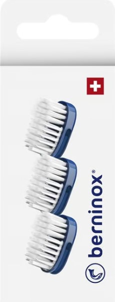 Têtes de rechange BERNINOX bleu super sFuss offent 3 pièces