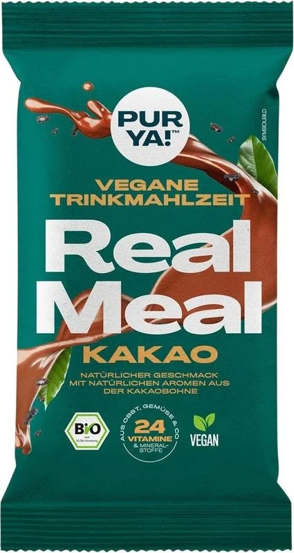 PURYA ! Repas buvable végétalien Chocolat Bio 110 g - Nutritif & Pratique