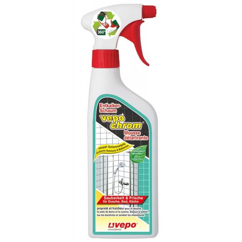 Mousse détartrante Vepochrom 360° Vapo 500ml Mousse détartrante Vepochrom 360° Vapo 500ml