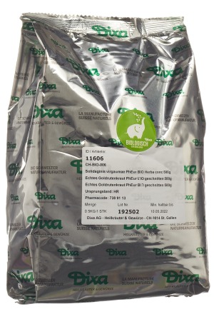 DIXA Verge d'or PhEur BIO coupée, 500 g DIXA Verge d'or PhEur BIO coupée, 500 g