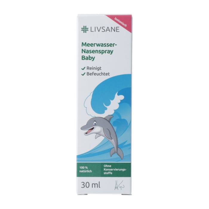 Livsane spray nasal bébé eau de mer 30ml Livsane spray nasal bébé eau de mer 30ml