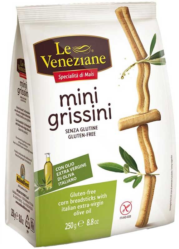 LE VENEZIANE Mini grissini huile d'olive glutenf 250g