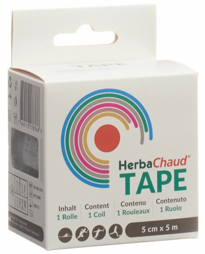 HerbaChaud® Tape 5cmx5m noir
