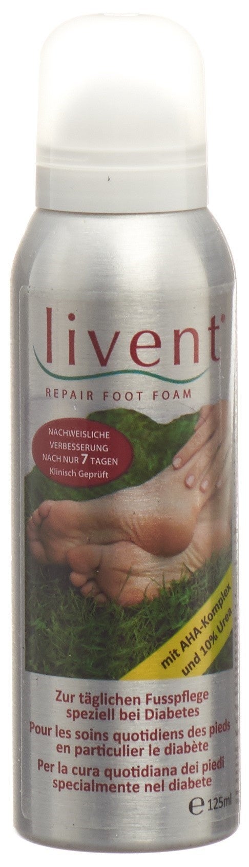 Livent Mousse de soin des pieds en spray 125ml