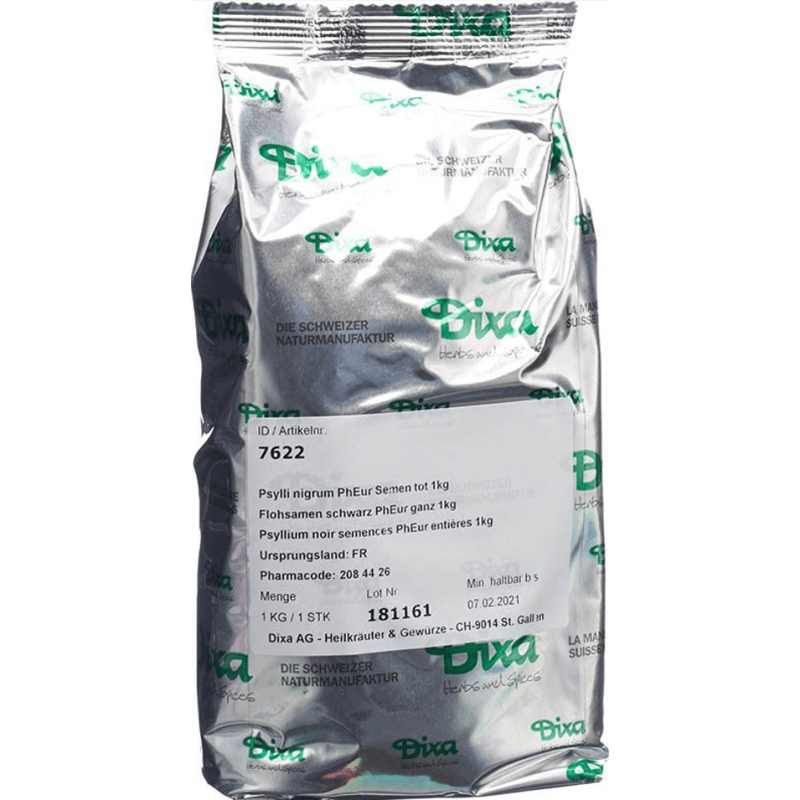 Dixa psyllium noir PhEur purifié 500g Dixa psyllium noir PhEur purifié 500g