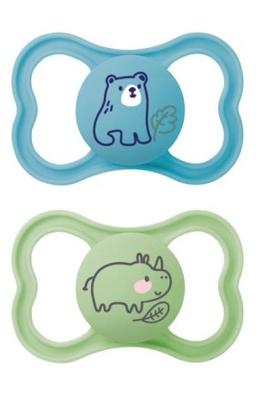 MAM Air Sucette 6-16 mois blue/green 2 pièces