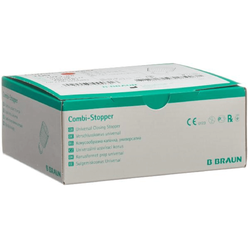 Cône de fermeture B. Braun Combi rouge Luer Lock 100 pièces Cône de fermeture B. Braun Combi rouge Luer Lock 100 pièces