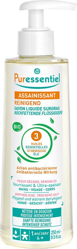 Puressentiel Savon liquide surgras 250ml Puressentiel Savon liquide surgras 250ml