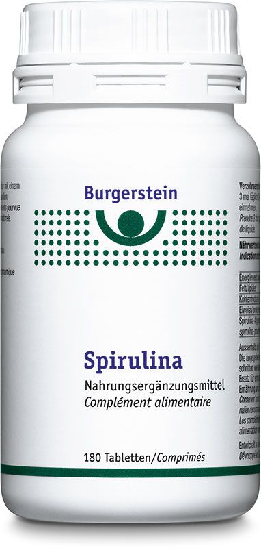 BURGERSTEIN Spiruline en comprimés 180 pièces BURGERSTEIN Spiruline en comprimés 180 pièces