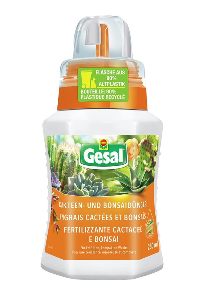 GESAL Engrais pour cactus et bonsaïs Fl 250ml GESAL Engrais pour cactus et bonsaïs Fl 250ml