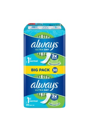 ALWAYS Ultra serviette hygiénique normale BigPack (nouveau) 30 pièces