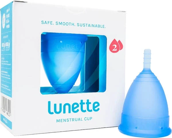 Coupe menstruelle LUNETTE Gr2 bleu